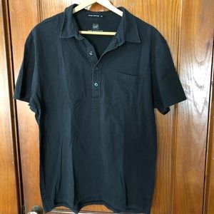 GAP Men’s Polo Short Sleeve XL Black